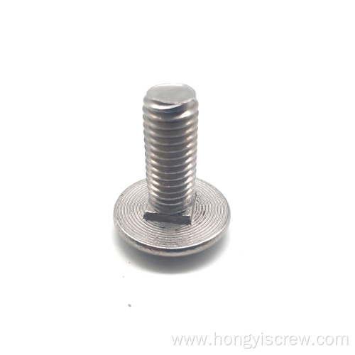 Mushroom Head Carriage Bolt Screw With Square Neck